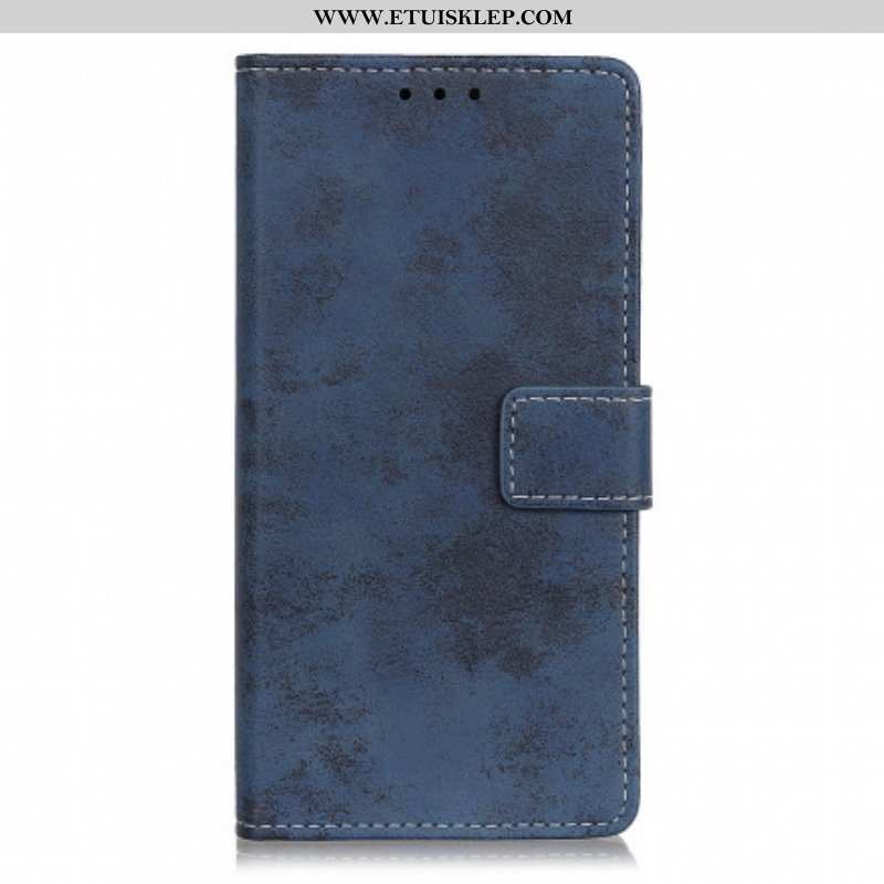 Etui Folio do Sony Xperia 5 III Efekt Skóry Vintage